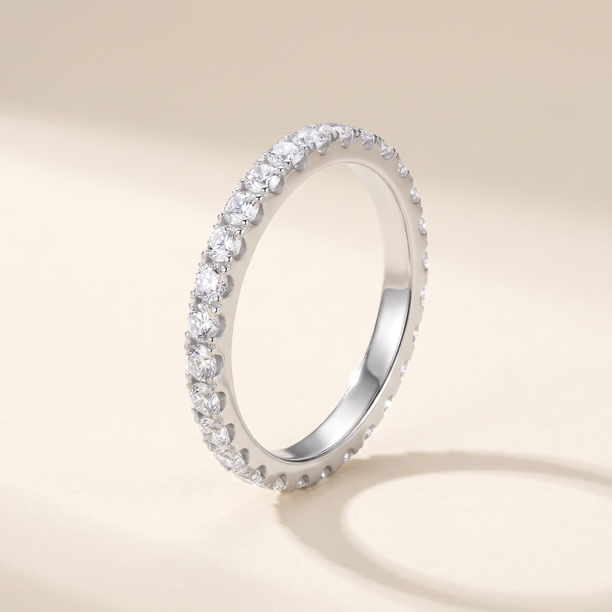 Moissanite Wedding Bands