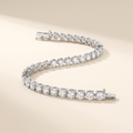 Alba 3-Prong Moissanite Tennis Bracelet