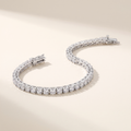 Clara CZ Tennis Bracelet in White Gold