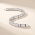 Éclat Radiant-Cut Moissanite Tennis Bracelet