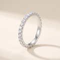 Éternelle Moissanite Full Eternity Band in White Gold