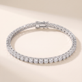 Solène Moissanite Tennis Bracelet in White Gold